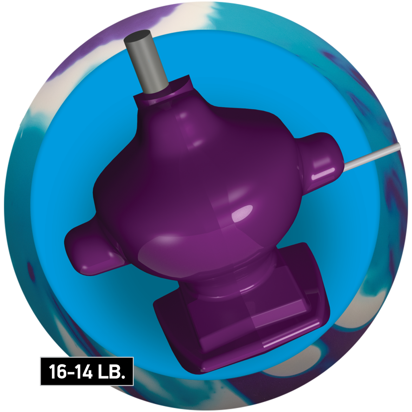 Radical Outer Limits Solid | Solid Reactive Bowling Ball – Bild 2