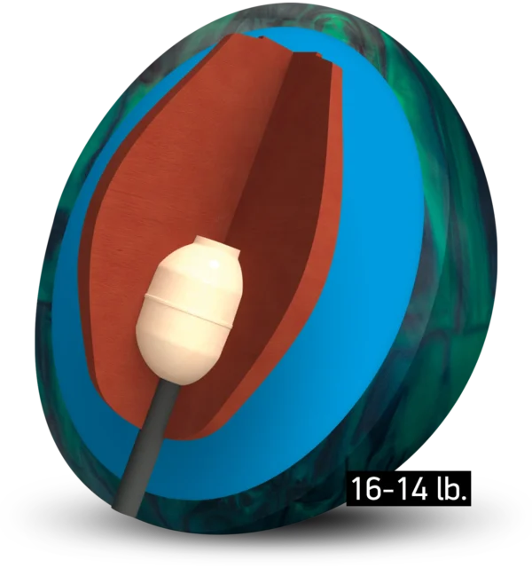 Columbia 300 Piranha PowerCor Pearl | Pearl Reactive Bowling Ball – Bild 2