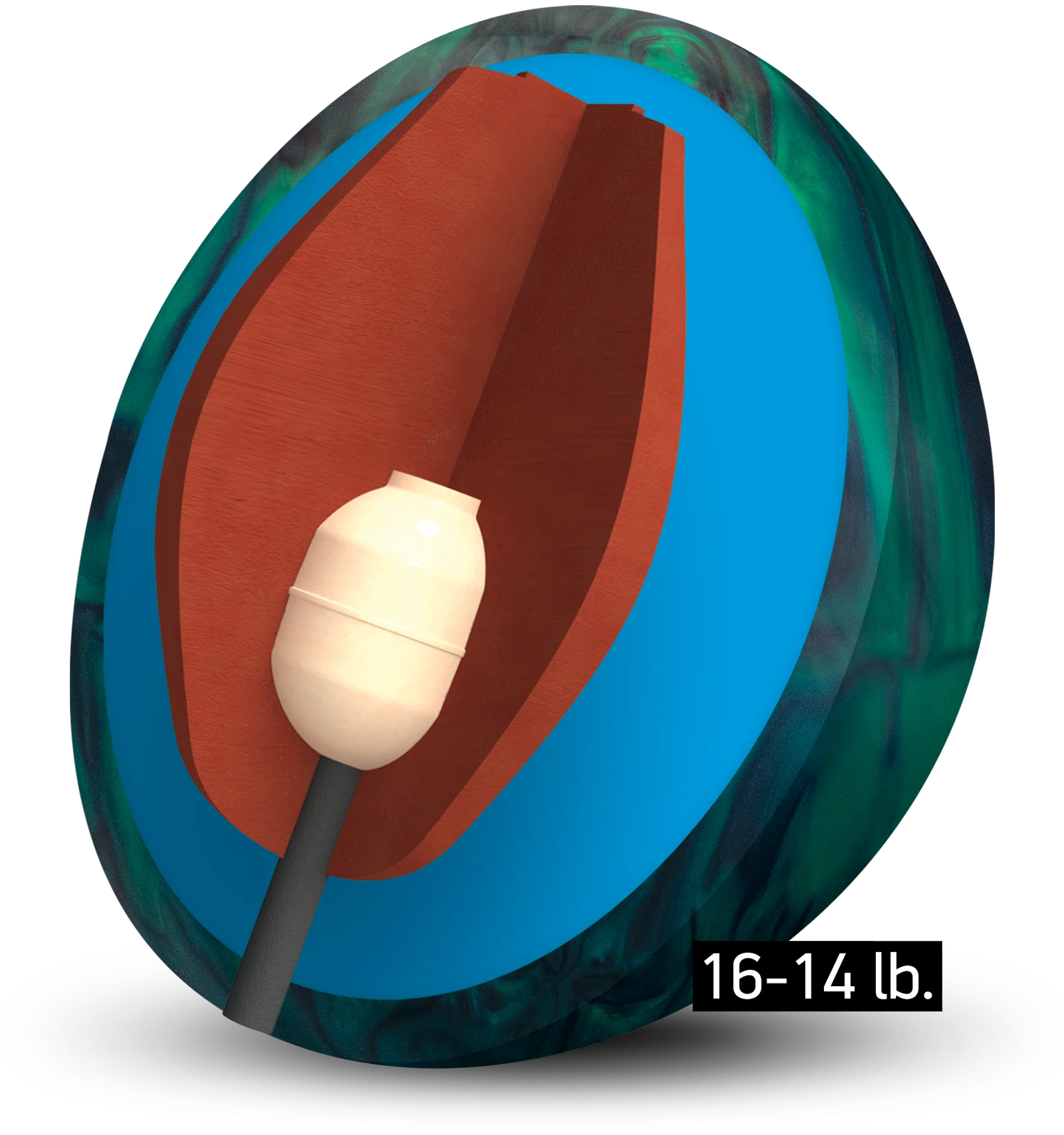 Columbia 300 Piranha PowerCor Pearl | Pearl Reactive Bowling Ball – Bild 2