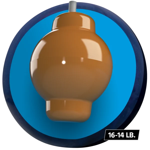 Track Tundra Blue Fire | Pearl Reactive Bowling Ball – Bild 2
